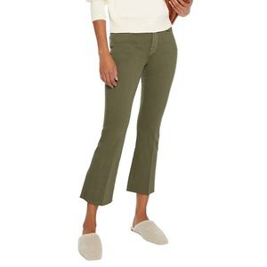 FRAME Le Crop Mini Boot Kick Flare - Olive - 27 - New With Tags!